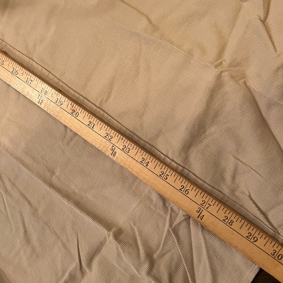 NWT- ASOS CORDUROY OVERSIZE FIT SIZE: XL LONG In ECRU-TAN COLOR - Picture 7 of 15